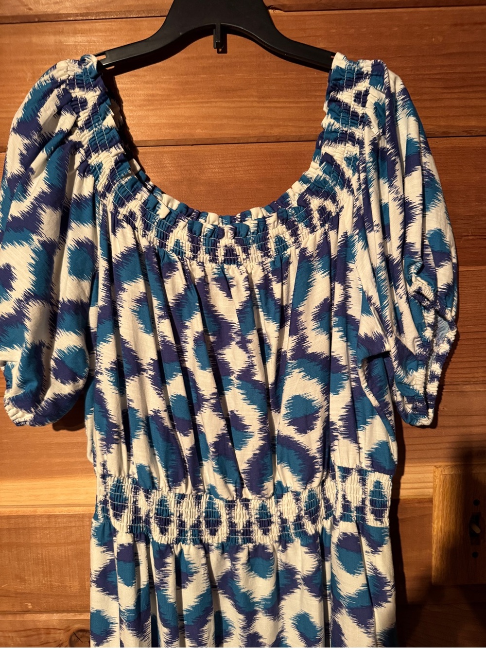 Knox Rose Blue and White Maxi Dress